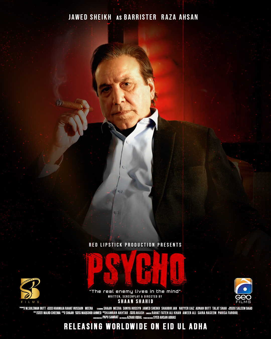jawed shahid role in psycho